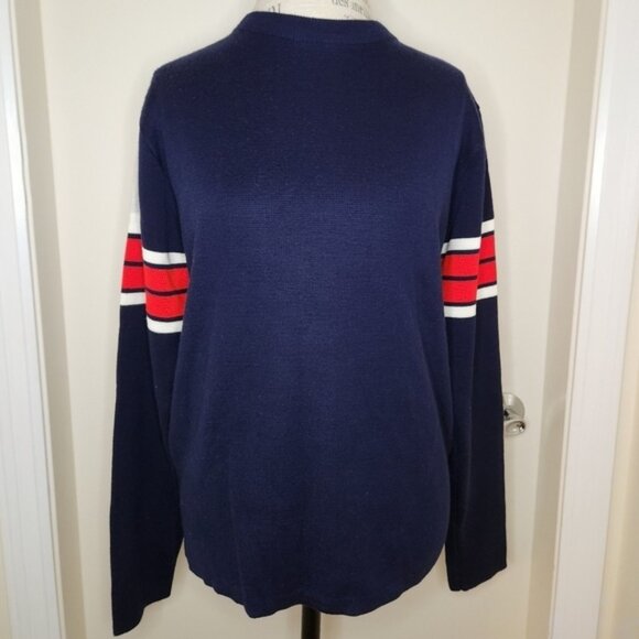 Vintage HBC stripe knit sweater - Picture 1 of 3